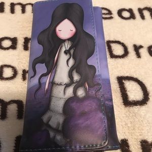 Wallet with girl pattern